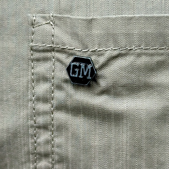 Blac Label Gun Metal snap button button down. Size 2X. Men. Olive Green. - Picture 5 of 7